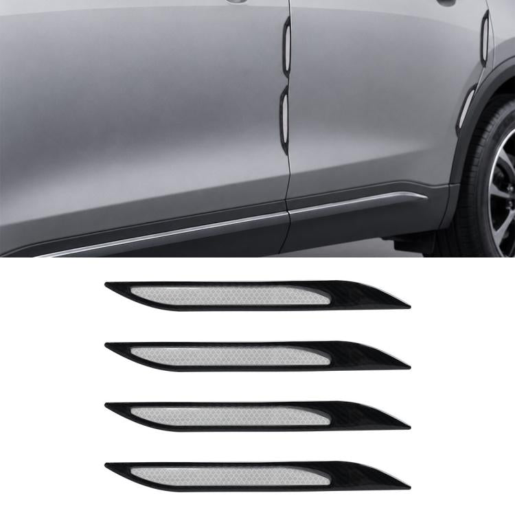 Bonnet Air Flow Vent Fender Sticker for Car Decoration, 4 PCS / Set