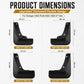 4pcs/Set Car Wheel Splash Flaps Fender Guard, For Changan CS55 PLUS 2022-2023
