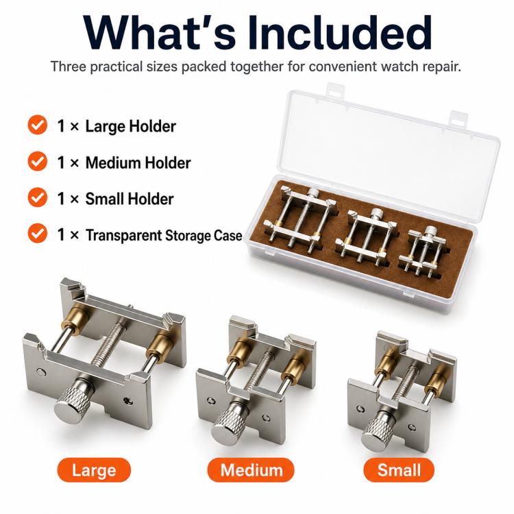 Multifunctional Watch Repair Tool Movement Holder, 3pcs Movement Holder, 2pcs Movement Holder