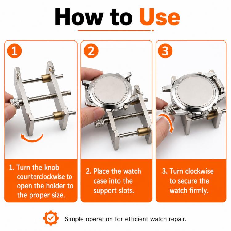 Multifunctional Watch Repair Tool Movement Holder, 3pcs Movement Holder, 2pcs Movement Holder