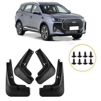 4pcs/Set Car Wheel Splash Flaps Fender Guard, For Chery Tiggo 7L PLUS 2025