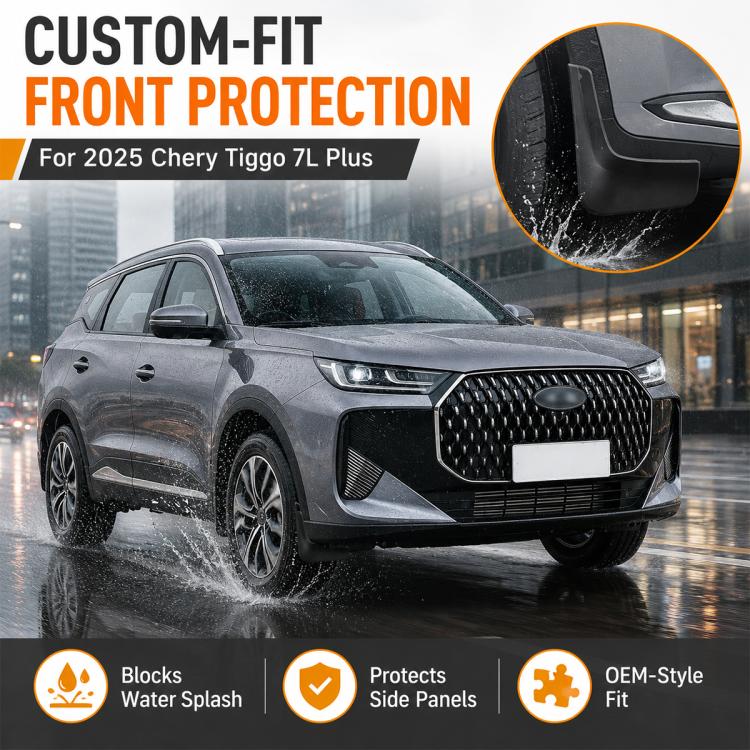 4pcs/Set Car Wheel Splash Flaps Fender Guard, For Chery Tiggo 7L PLUS 2025