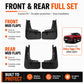 Front and rear black splash flaps set with molded fit protection guards