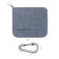Thick Water Wiping Fishing Towel with Carabiner Fish Handling Cloth, Single-layer, Double-layer