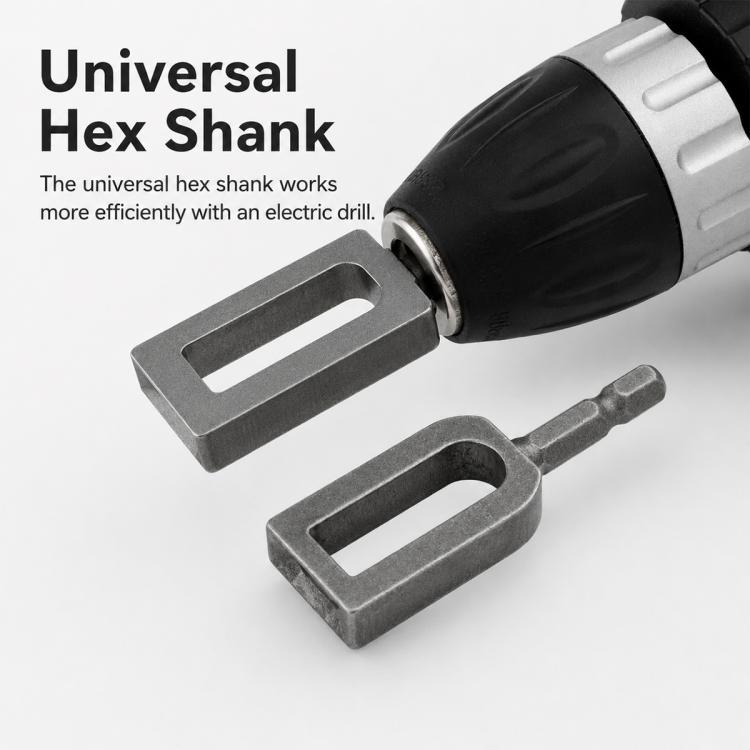 Hexagonal Electric Drill Wire Knotting Tool, No. 9, No. 11