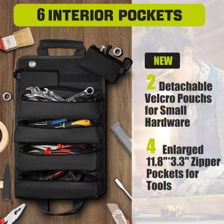 Roll-Up Portable Handheld Repair Tool Storage Bag