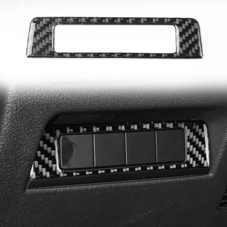 For Mazda CX-50 2022-2024 Car Headlight Switch Panel Carbon Fiber Sticker, Headlight Switch Panel