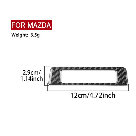 For Mazda CX-50 2022-2024 Car Headlight Switch Panel Carbon Fiber Sticker, Headlight Switch Panel