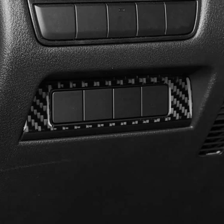 For Mazda CX-50 2022-2024 Car Headlight Switch Panel Carbon Fiber Sticker, Headlight Switch Panel