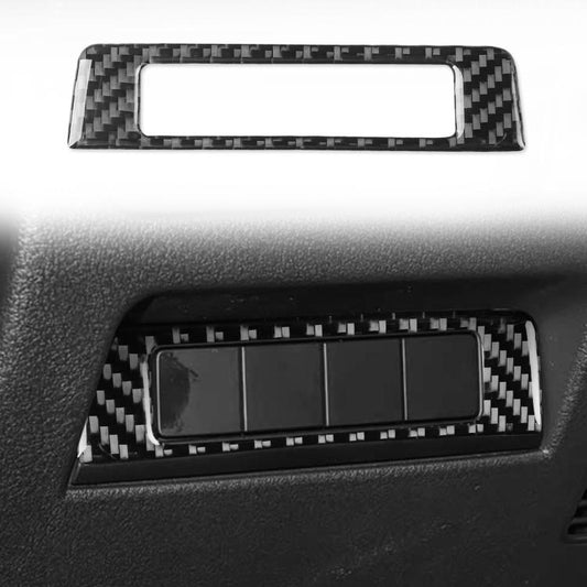 For Mazda CX-50 2022-2024 Car Headlight Switch Panel Carbon Fiber Sticker, Headlight Switch Panel