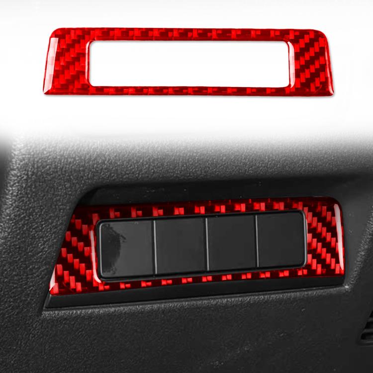 For Mazda CX-50 2022-2024 Car Headlight Switch Panel Carbon Fiber Sticker, Headlight Switch Panel