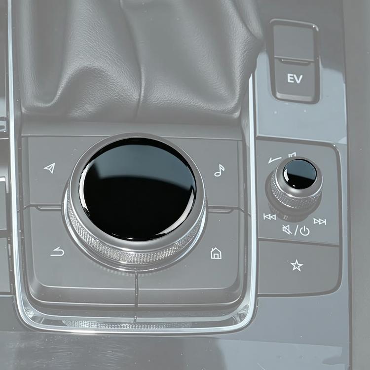 For Mazda CX-50 2022-2024 2pcs/Set Car Multimedia Knob Sticker, Multimedia Knob