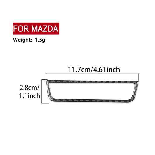 For Mazda CX-50 2022-2024 Car Parking Sensor Switch Panel Carbon Fiber Sticker, Parking Sensor Switch Panel