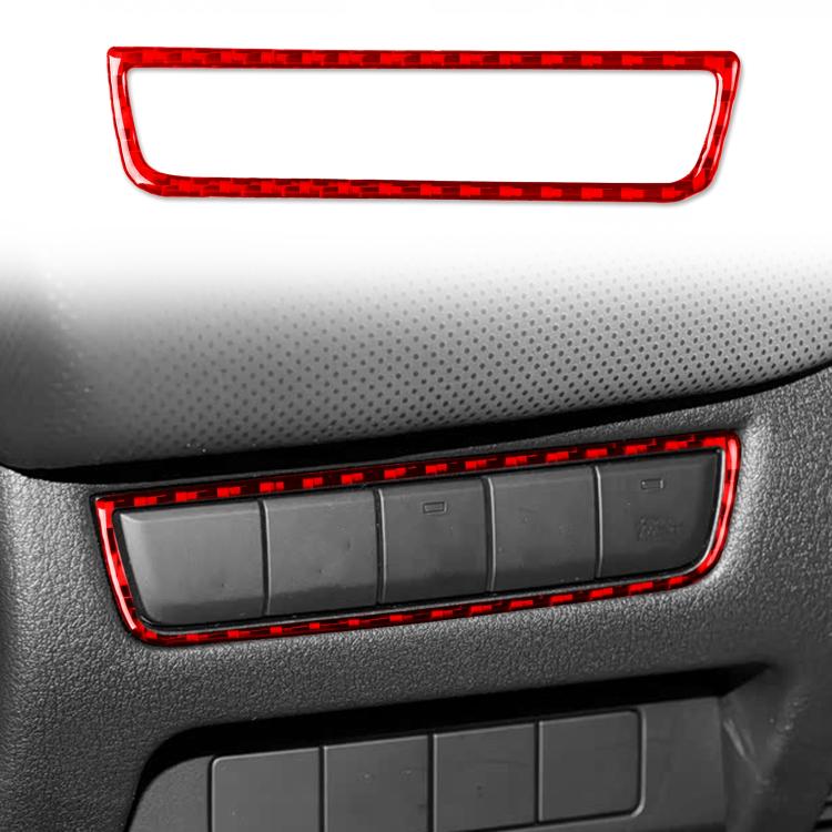 For Mazda CX-50 2022-2024 Car Parking Sensor Switch Panel Carbon Fiber Sticker, Parking Sensor Switch Panel