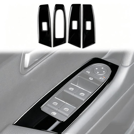For Mazda CX-50 2022-2024 4pcs/Set Car Window Lift Panel Sticker, Window Lift Panel