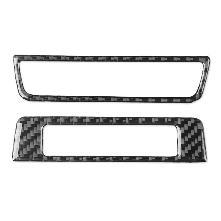 For Mazda CX-50 2022-2024 2pcs/Set Car Headlight Switch Panel Carbon Fiber Sticker, 2pcs/Set Headlight Switch Panel