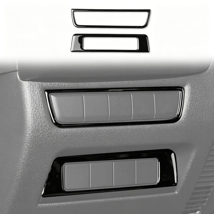 For Mazda CX-50 2022-2024 2pcs/Set Car Headlight Switch Panel Sticker, 2pcs/Set Headlight Switch Panel