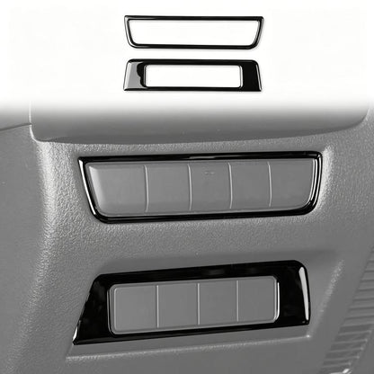For Mazda CX-50 2022-2024 2pcs/Set Car Headlight Switch Panel Sticker, 2pcs/Set Headlight Switch Panel