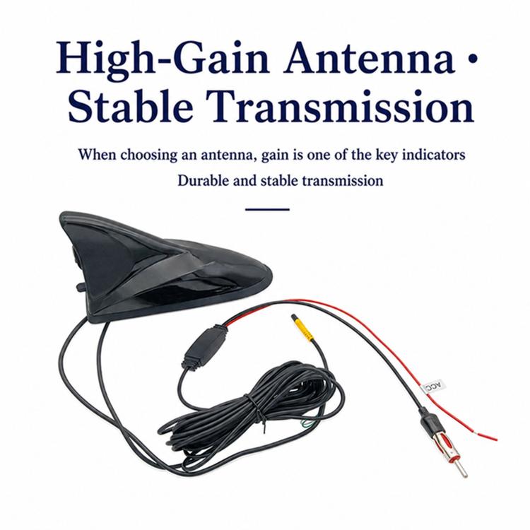 Car Shark Fin AHD Camera Radio Antenna Active Receiver