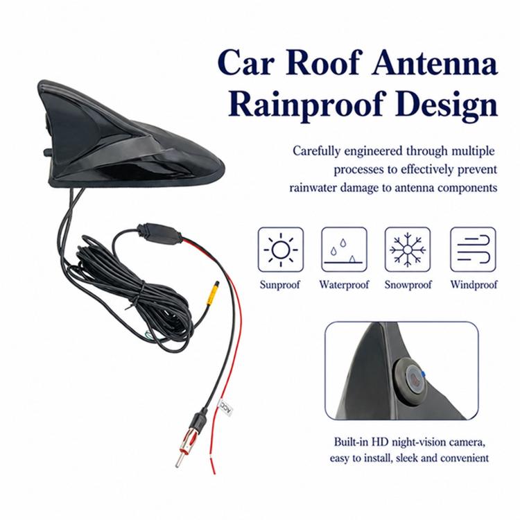 Car Shark Fin AHD Camera Radio Antenna Active Receiver