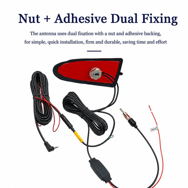 Car Shark Fin AHD Camera Radio Antenna Active Receiver