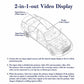 Dash Camera 2 In 1 Out HD Video Adapter Cable, 2 In 1 Out Video Adapter Cable