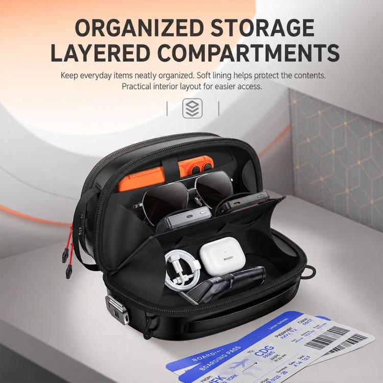 Yesido WB63 Fingerprint Lock Organizer Handbag, WB63