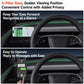 Magnetic mobile phone holder with base mounted near dashboard for center console use