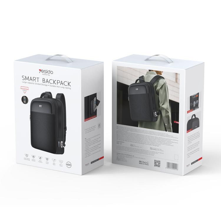Yesido WB65 Fingerprint Lock Smart Backpack, WB65
