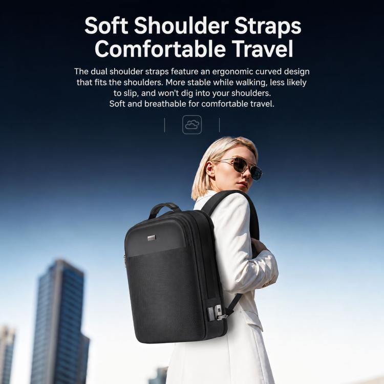 Yesido WB65 Fingerprint Lock Smart Backpack, WB65