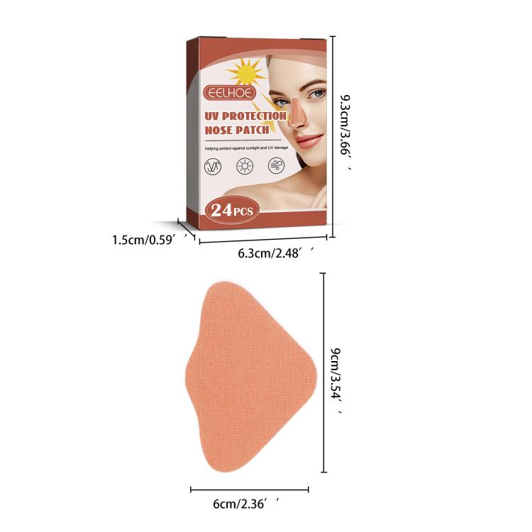 EELHOE Breathable Protective UV-Protective Nose Strips, UV-Protective Nose Strips