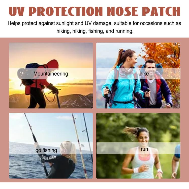 EELHOE Breathable Protective UV-Protective Nose Strips, UV-Protective Nose Strips