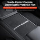 Dashboard Center Control Suede Leather Anti-Static Sticker, For Tesla Model Y / 3 Grey