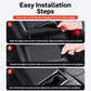 Dashboard Center Control Suede Leather Anti-Static Sticker, For Tesla Model Y / 3 Grey