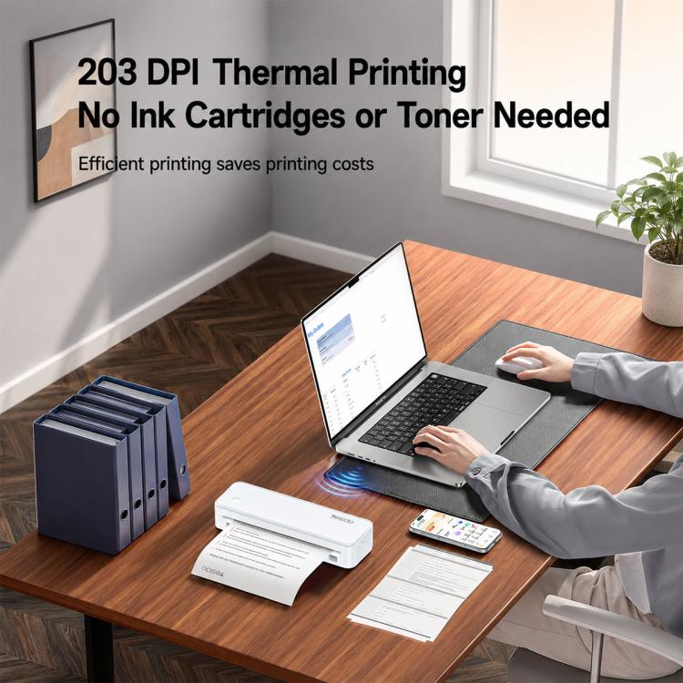 Yesido SP11 A4 Thermal Printer Bluetooth Direct Connection, SP11