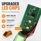 Solar Powered Nighttime Flashing Warning Light Strobe Warning Light