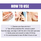 Dark spot removal patch use steps: cleanse, apply, press, wear up to 8 hours