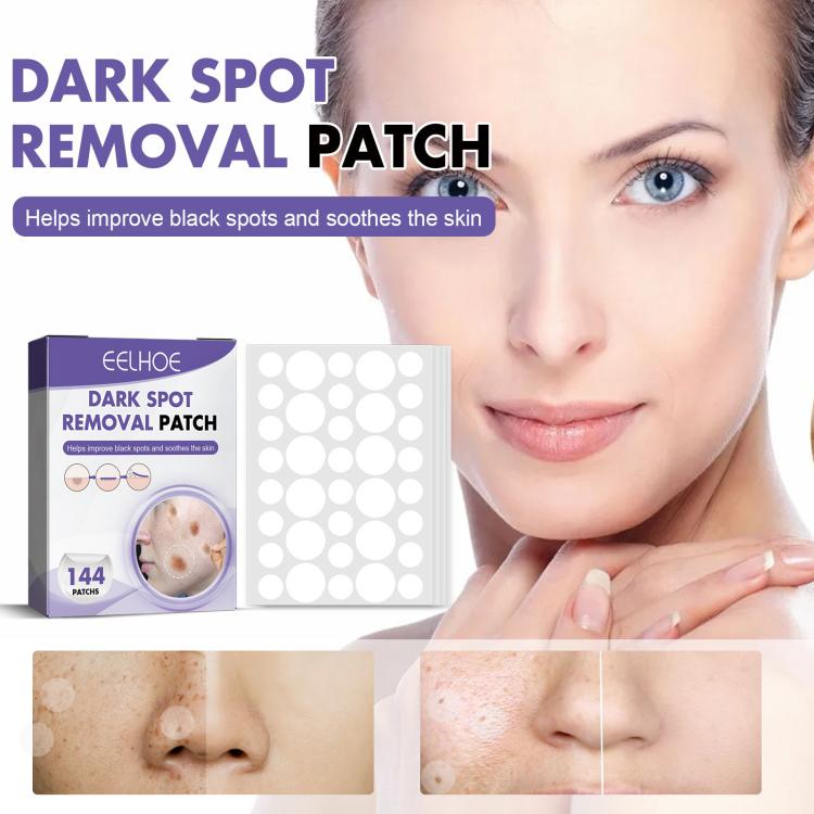 EELHOE dark spot removal patch kit with patch sheet and before/after skin panels