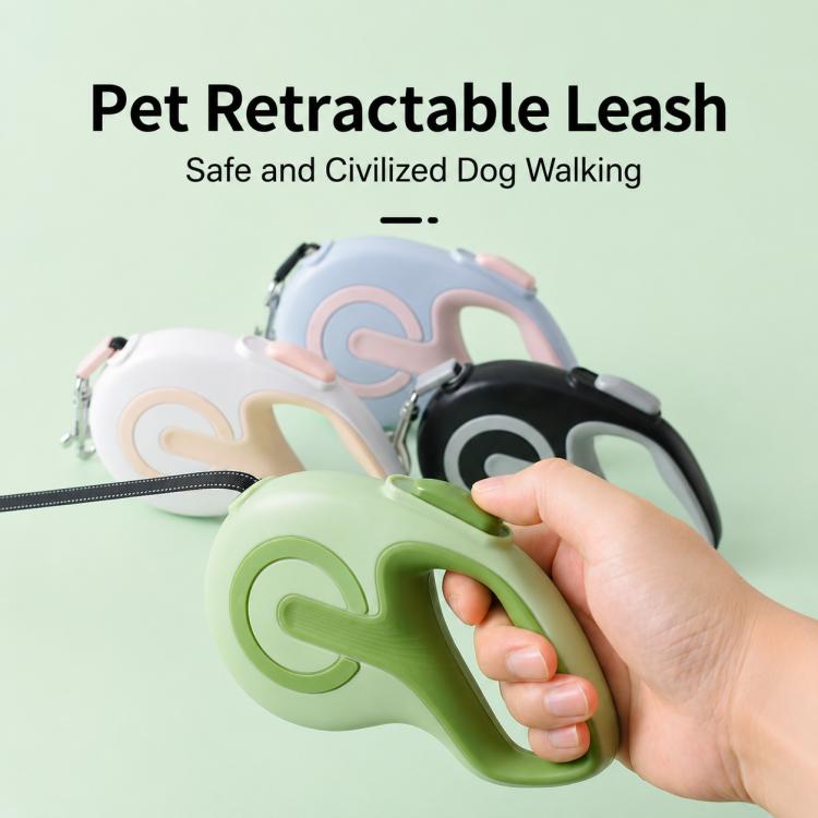 Ergonomic Pet Automatic Retractable Traction Rope, 3m, 5m