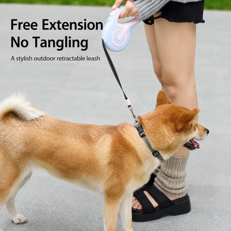 Ergonomic Pet Automatic Retractable Traction Rope, 3m, 5m