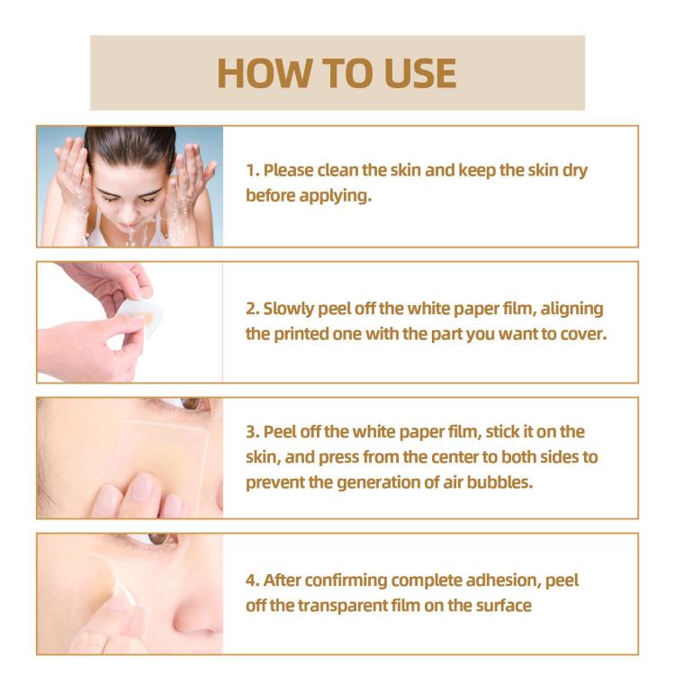 JAYSUING Waterproof Skin Scar Acne Mark Covering Patch, Acne Mark Covering Patch