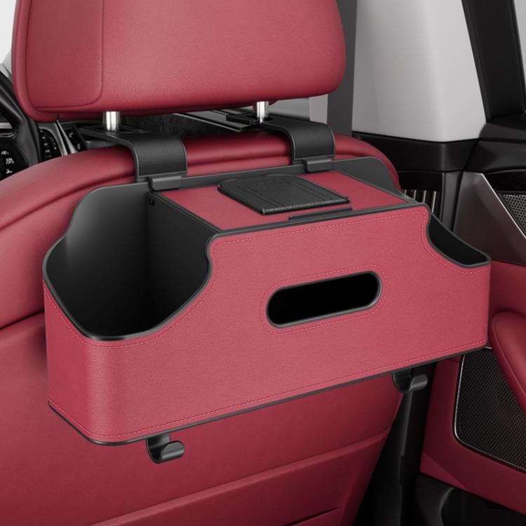 Car Seat Back Hanging Tissue Multifunctional Storage Box Water Cup Holder