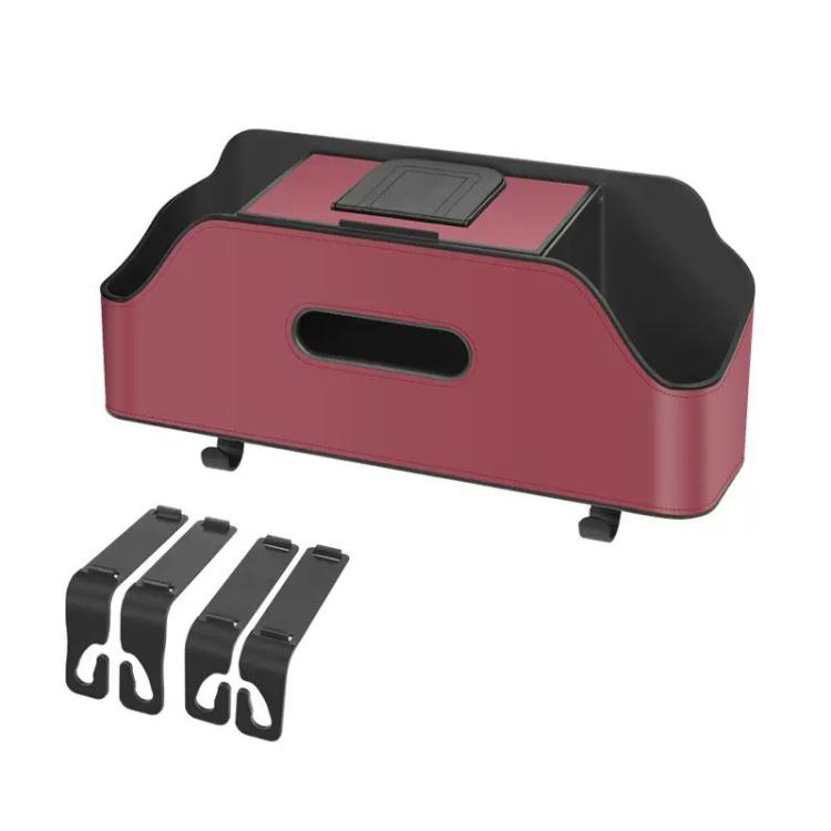 Car Seat Back Hanging Tissue Multifunctional Storage Box Water Cup Holder