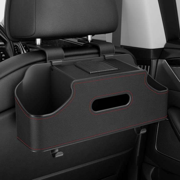 Car Seat Back Hanging Tissue Multifunctional Storage Box Water Cup Holder