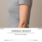 OceAura Patches on upper arm with energy boost callout