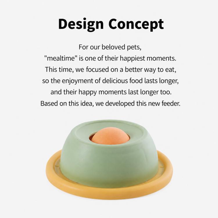 Rotating Slow Feeder Cat Treat Bowl Puzzle Toy