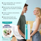 Teeth whitening strip set, box and blister with white strips