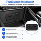 Car Modification Fast Charging USB-C Car Charger with Voltmeter, Multi-Ports