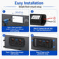Car Modification Fast Charging USB-C Car Charger with Voltmeter, Multi-Ports