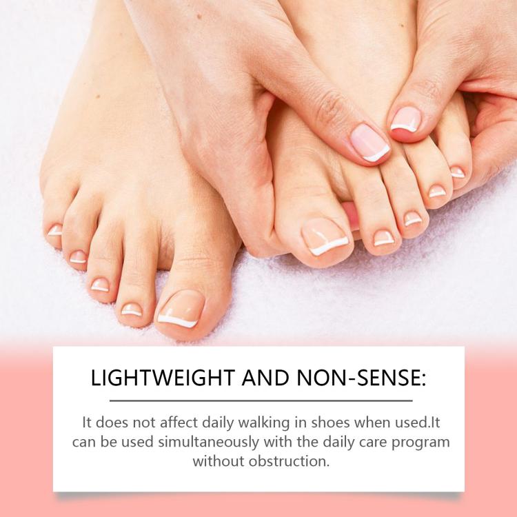 Feet with toenail patches and feature callout panel for lightweight, non-sense wear